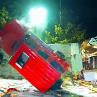 Stupid Stunt! YouTuber Drops Mercedes-AMG G 63 Through the Roof of a Shed, He's on Board