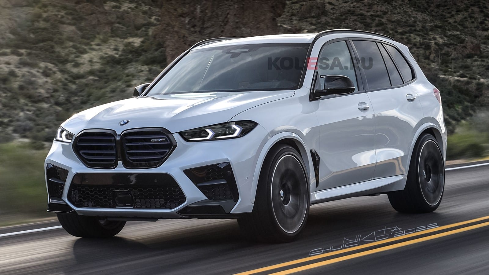 2023 BMW X5 M Rendering Sharpens Up The Performance SUV