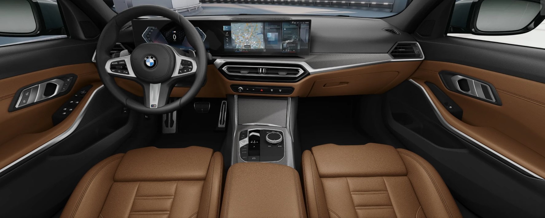 2023 BMW 3 Series M Sport Has Classy Interior With Cognac Leather
