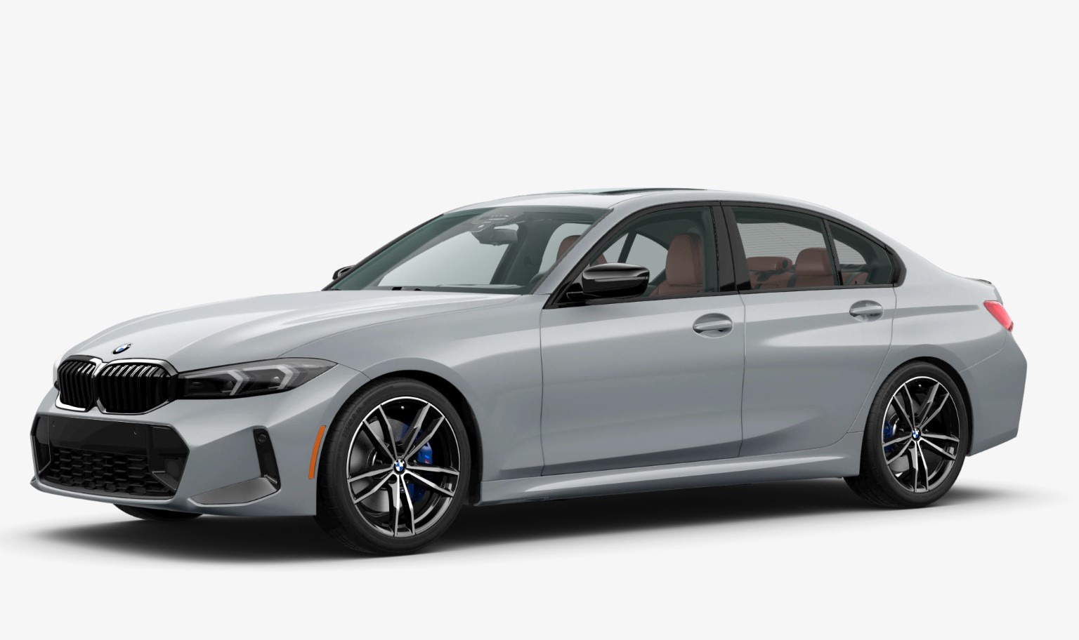 2023 BMW 330i M Sport Showcased In Brooklyn Grey With Tacora Red Interior