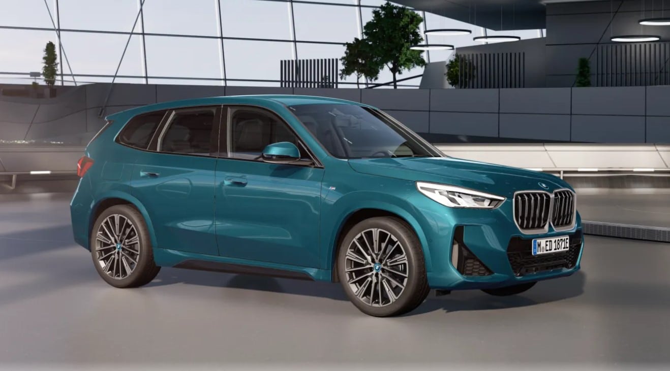 2023 BMW iX1 Reveals New Individual Blue Bay Lagoon Color