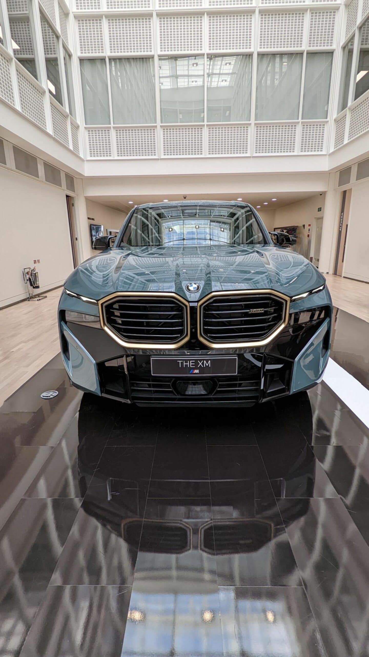 Real life photos of the BMW XM in Cape York Green