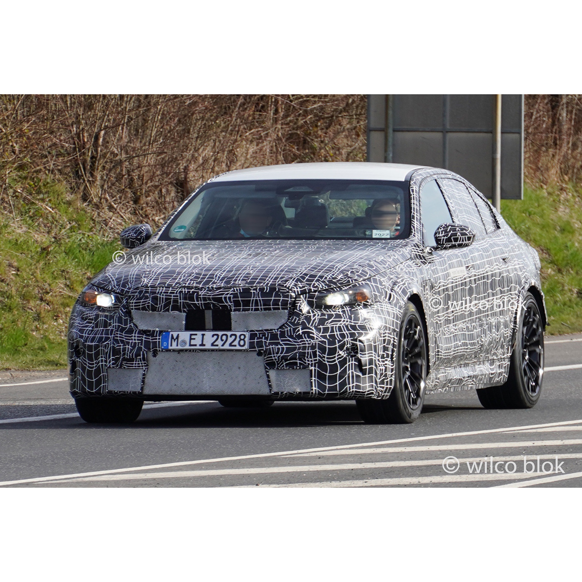 SPIED: BMW M5 Shows Off New Front Bumper Through its Camouflage
