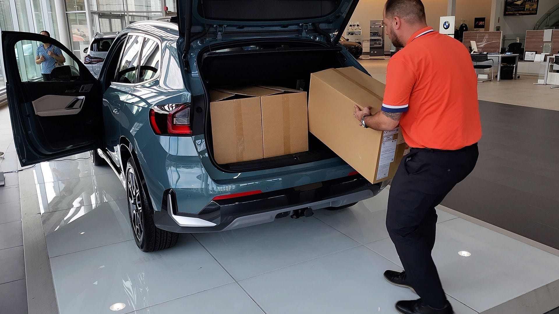 We check out the cargo space in the new 2023 BMW X1