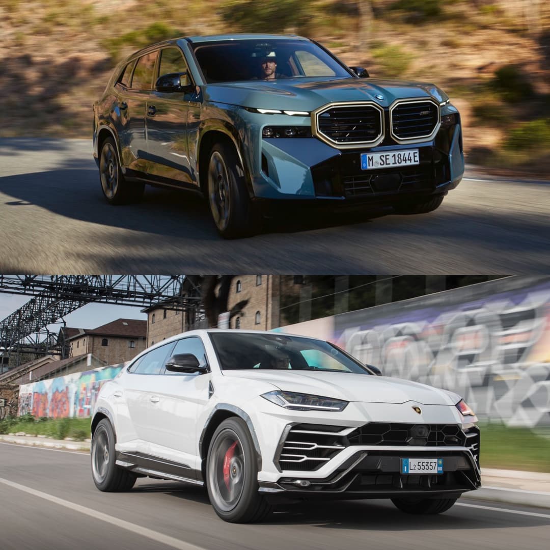 Photo Comparison: BMW XM vs Lamborghini Urus—Is the Bimmer a Budget Lambo?