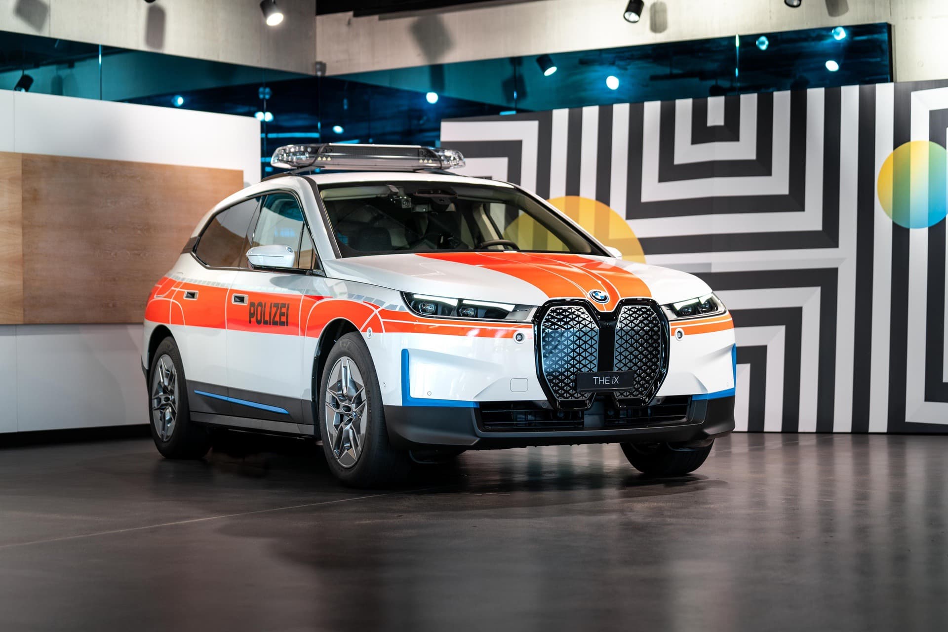 This is the First BMW iX Police Car in the World