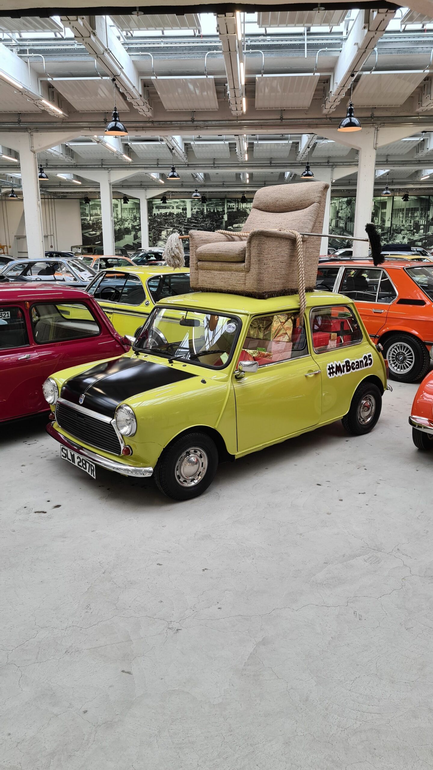 Mr. Bean's Classic Mini is On Display at BMW's Classic Museum