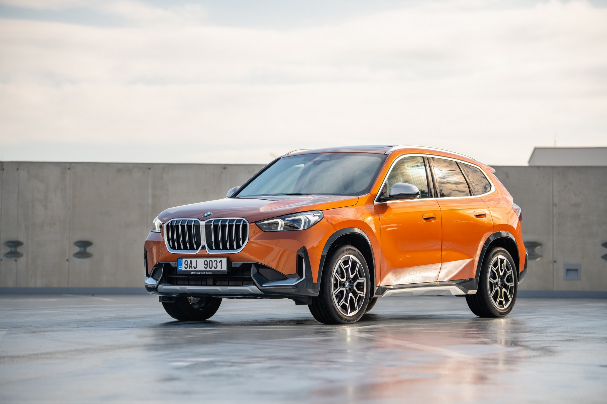 2023 BMW X1 xLine Utah Orange Photographed For Czech Launch
