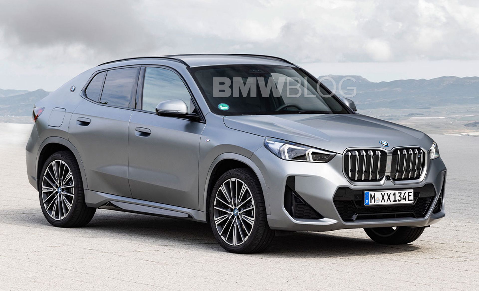 2024 BMW X2 Speculatively Rendered Based On First Spy Photos