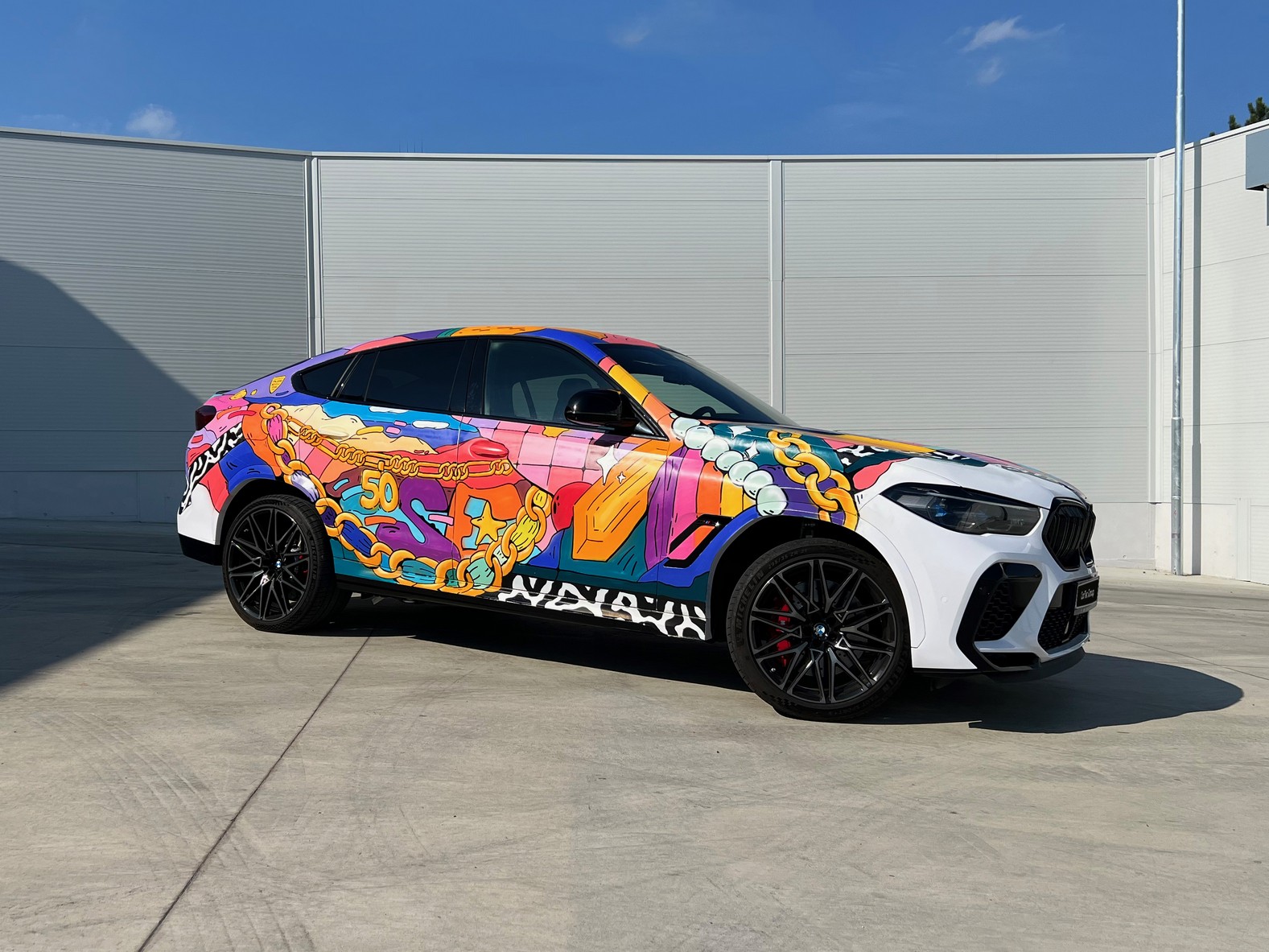 Graffiti Artist Marks 50 Years Of M With Colorful BMW X6 M
