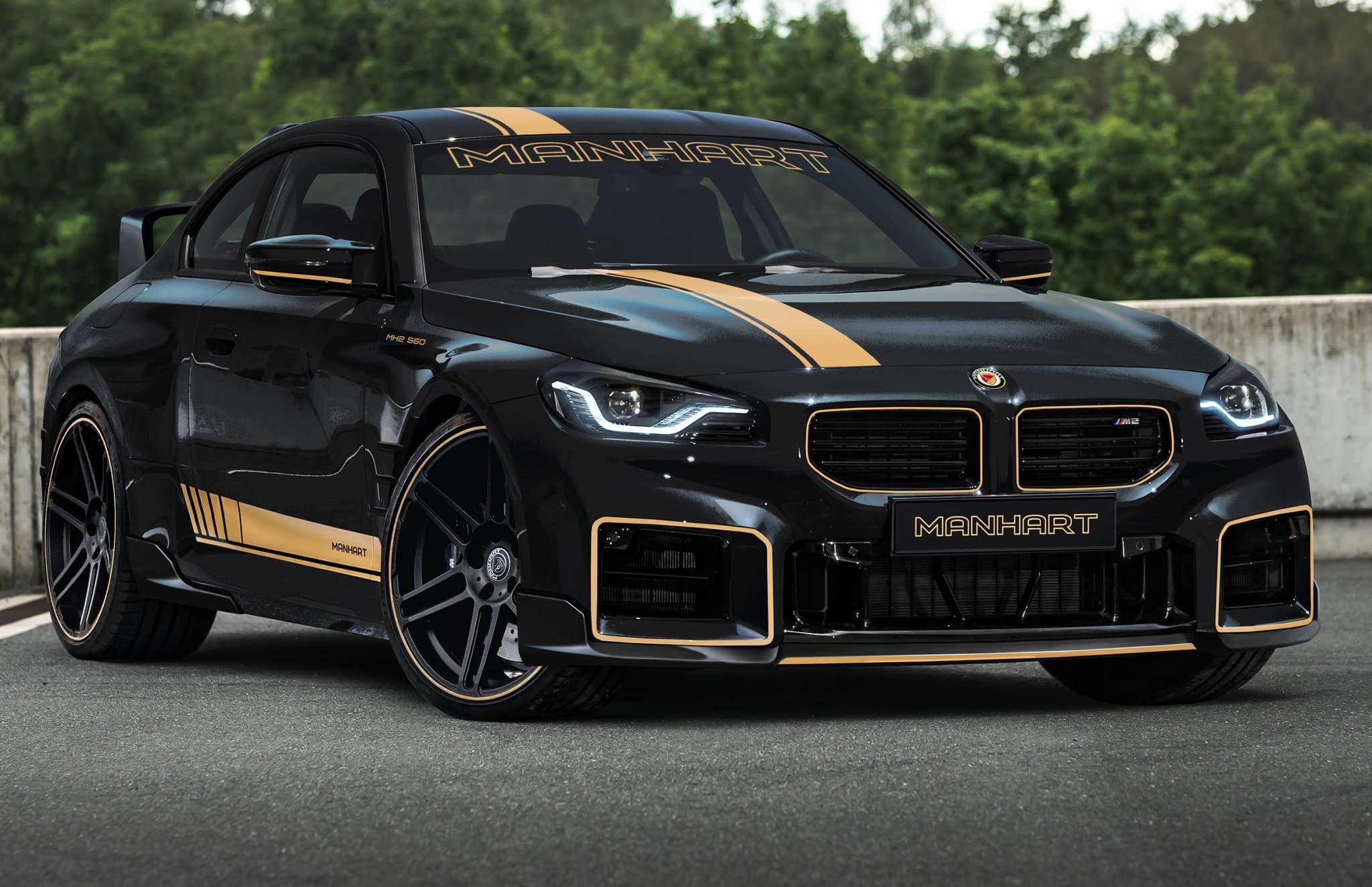 MANHART Teases the MH2 560 based on the new G87 BMW M2