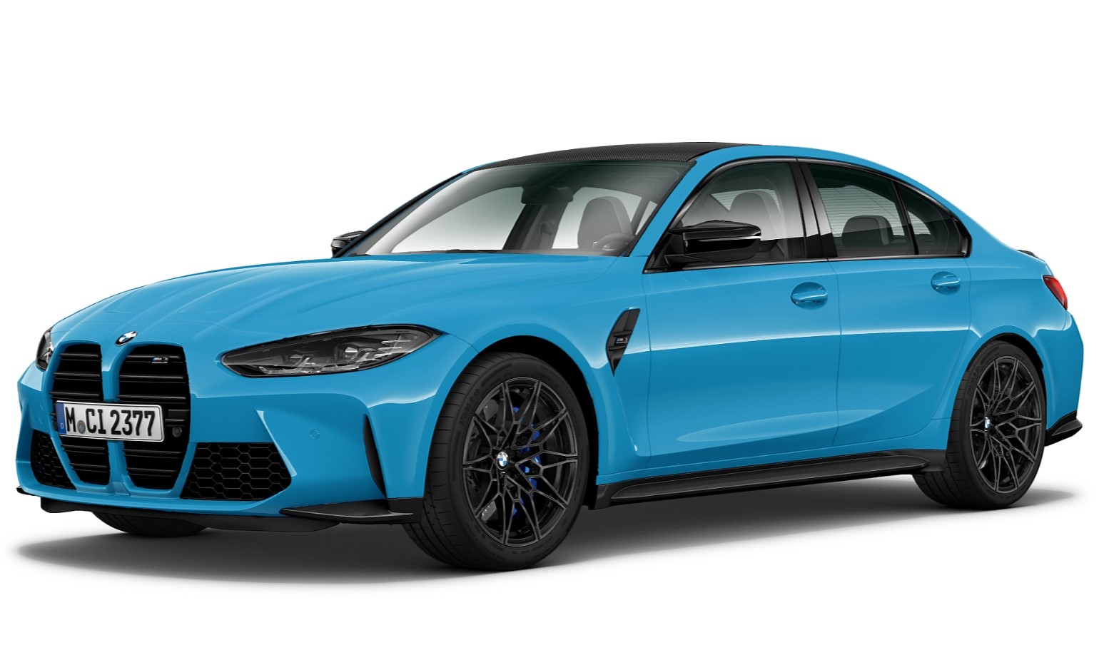 2023 BMW M3 Competition xDrive In Daytona Beach Blue Displayed At BMW Welt