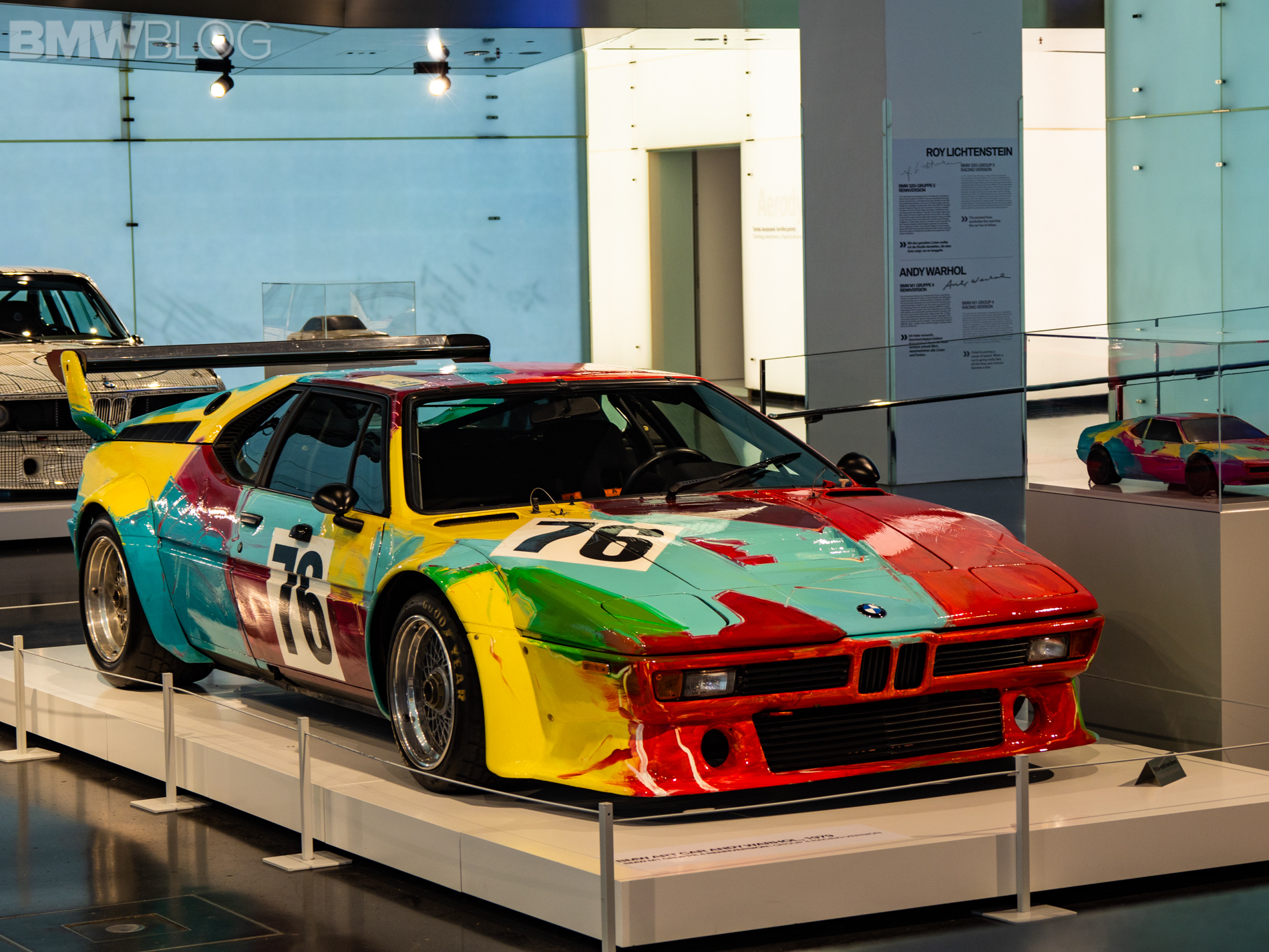 Andy Warhol's BMW M1 Art Car Gets Covered in Flour by Climate Activists