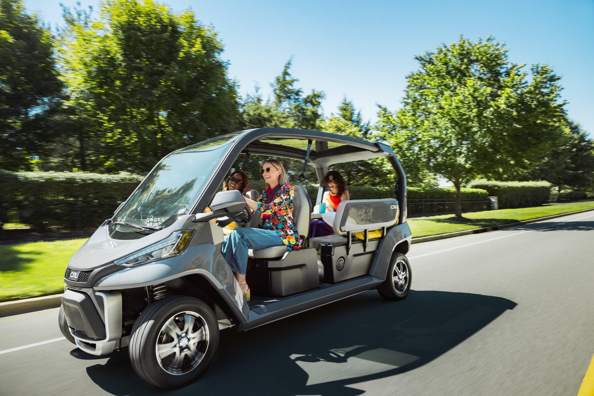 Club Car CRU Penned By BMW Designworks Is A $30,000 Six-Seater EV