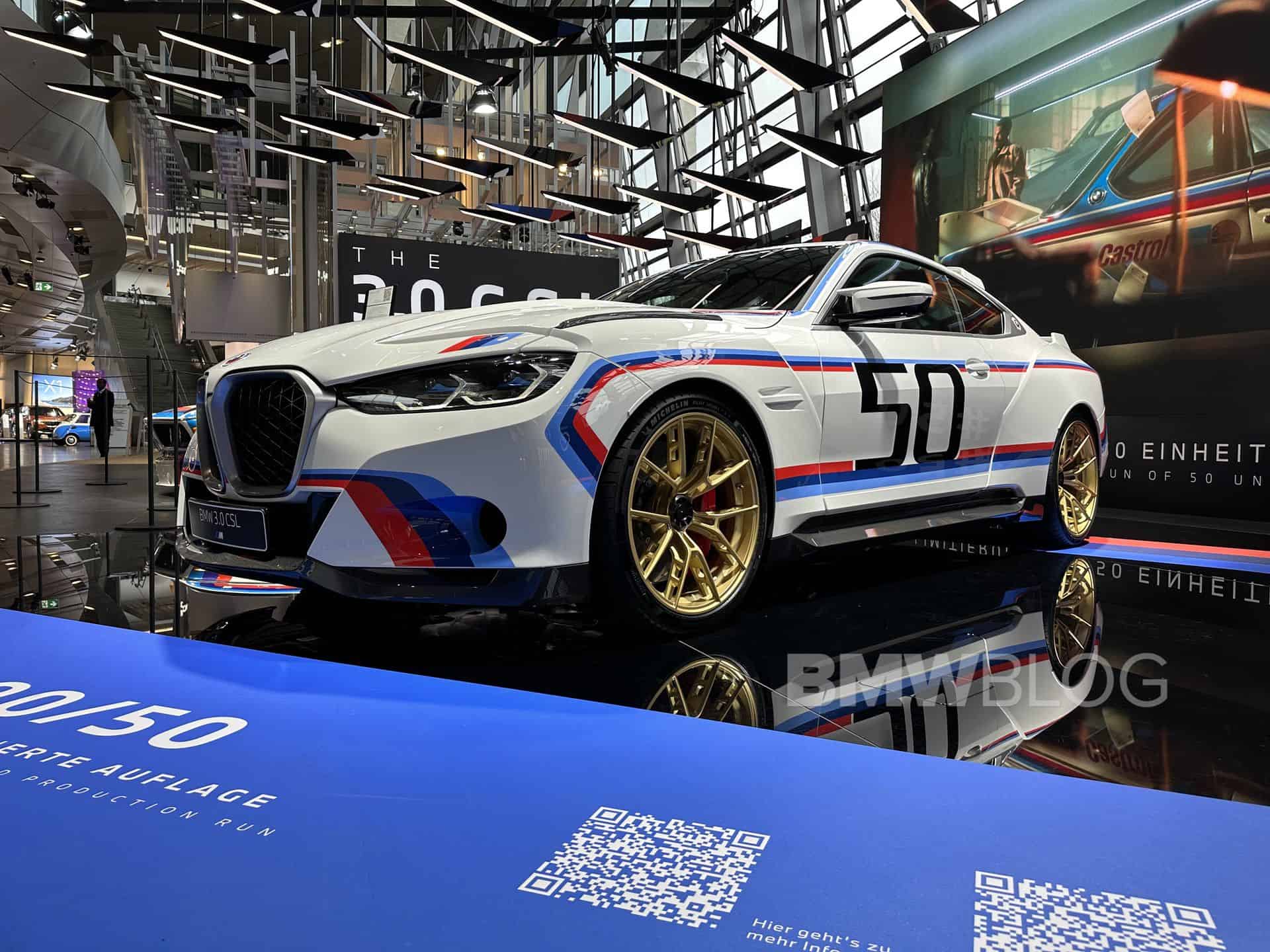 2023 BMW 3.0 CSL Marks 50 Years Of M At BMW Welt In Retro Fashion