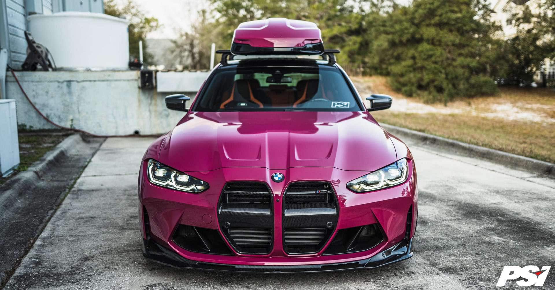 This G80 BMW M3 Gets a New Grille and More Power