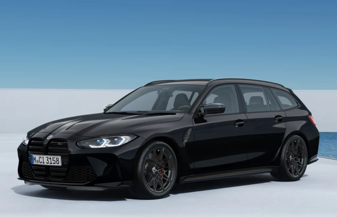 Black BMW M3 Touring Lowered On H&R Springs Looks Sinister