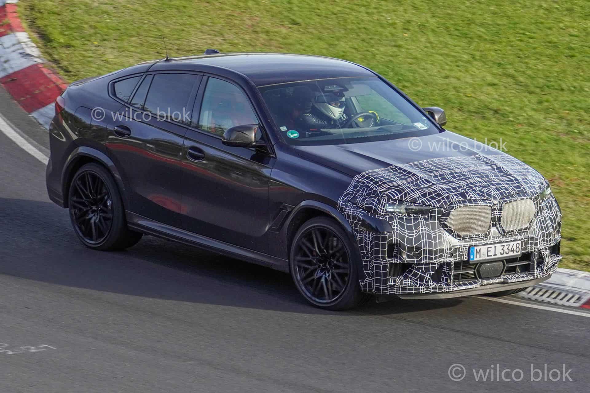 BMW X6 M Facelift Spy Video Shows Performance SUV In Action At Nurburgring