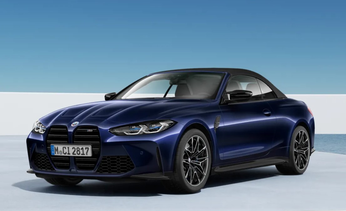 BMW M4 Competition Convertible xDrive Displayed At BMW Welt With Individual Paint