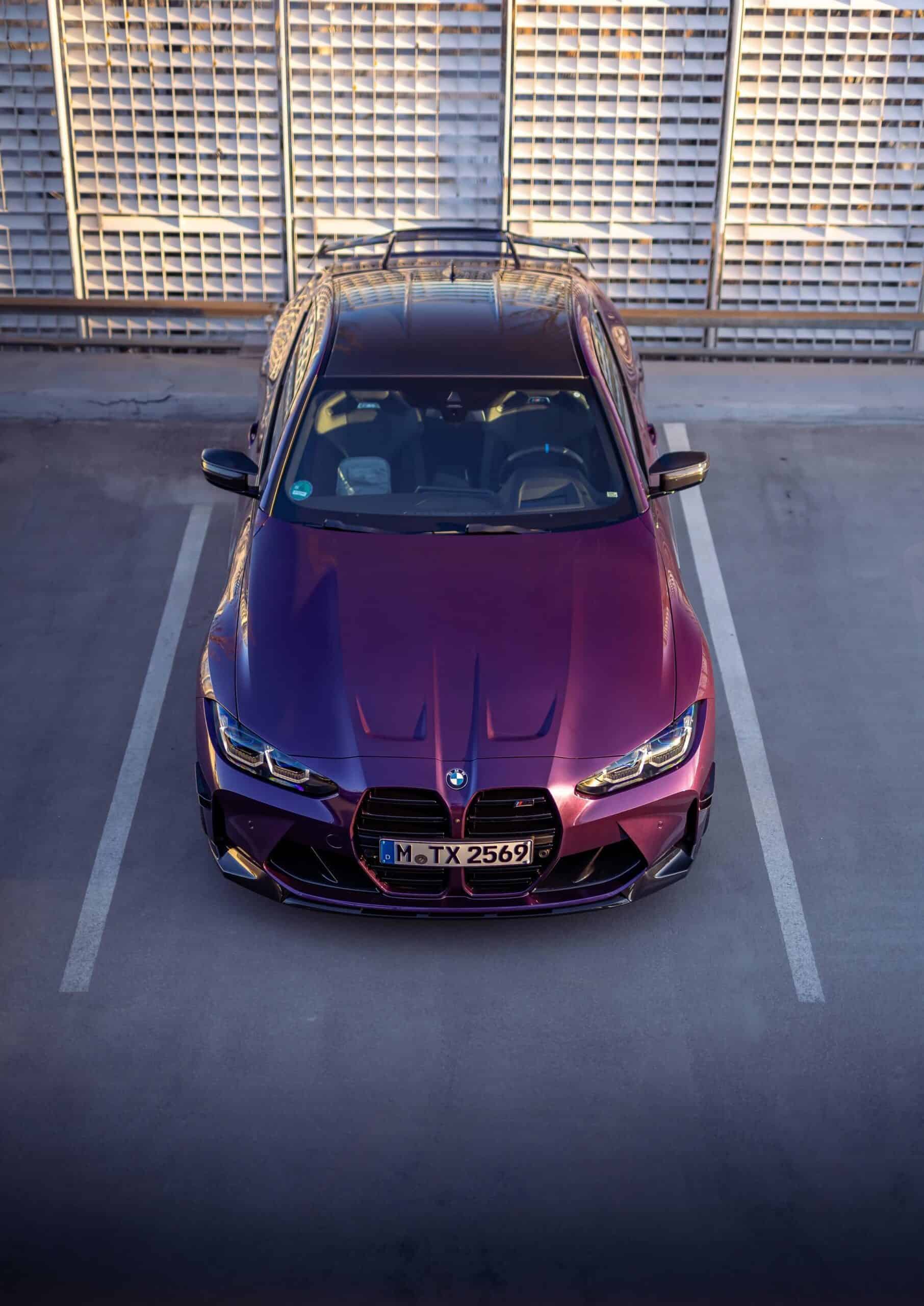 BMW M4 Combines Purple Silk With M Performance Parts For 2022 Essen Motor Show