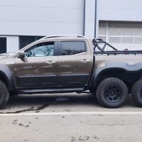 Six wheels Mercedes X-Class with Carlex Design elements
