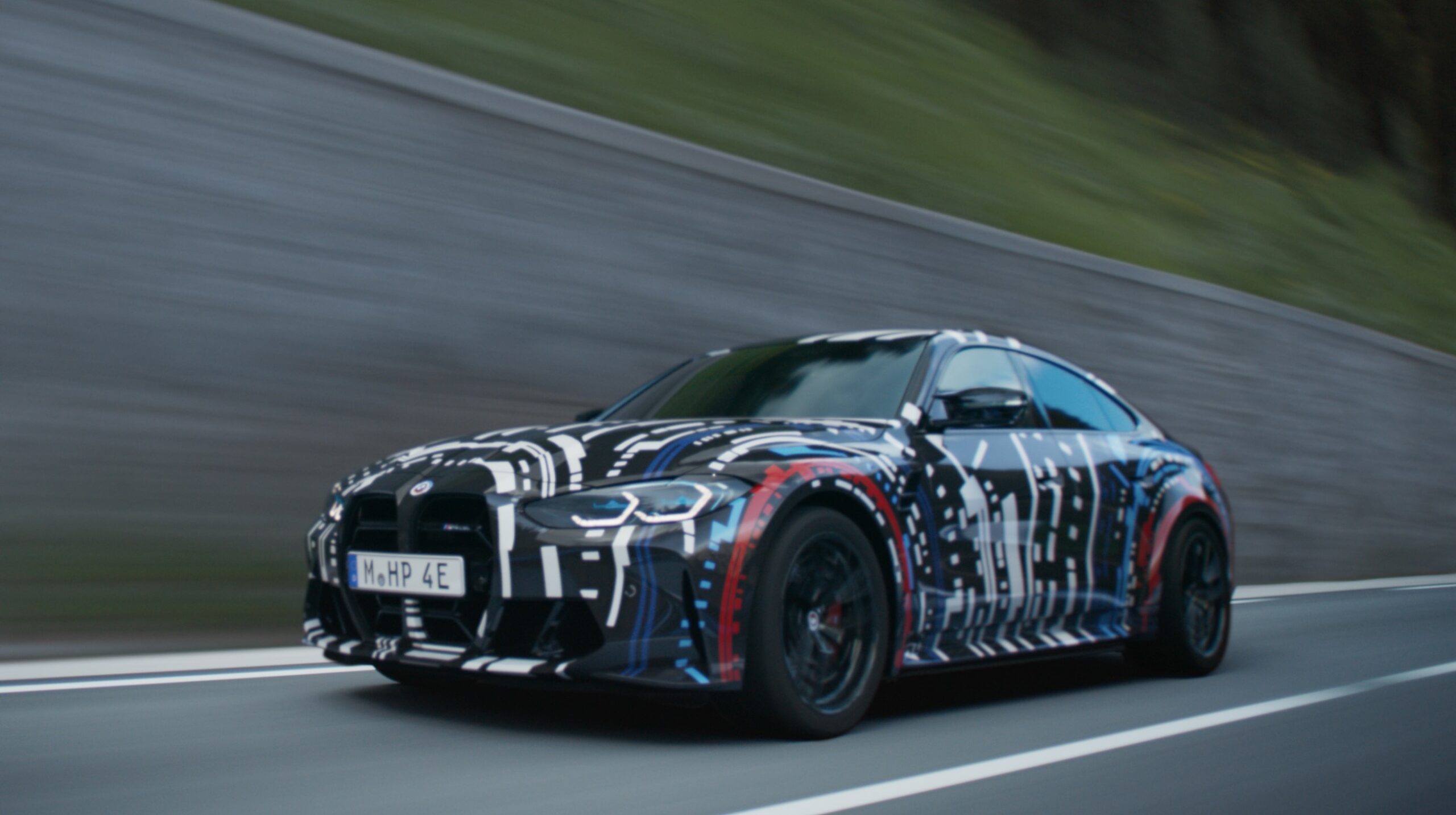 Get a Closer Look at the Quad-Motor Electric BMW M3 Test Bed in New Spy Photos