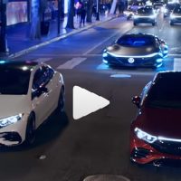 Mercedes Vision ATVR on Hollywood Boulevard in L.A. 2 days before Avatar 2 World premiere