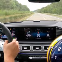 A Mercedes-AMG GLS 63 Tuned by Brabus Ploughs the Autobahn