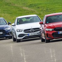 Mercedes C-Class vs. BMW 3 Series facelift, Audi A4 by auto motor und sport